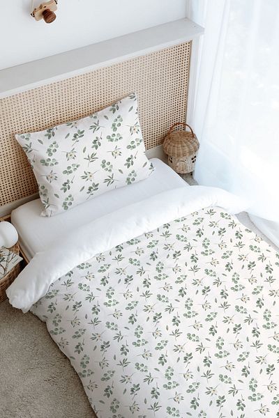 Tuğba Kuğu Eucalyptus Iconic Series Single Duvet Cover Set - 160X220