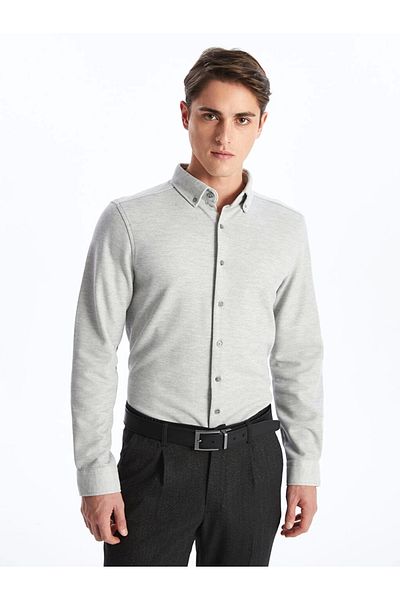 LC Waikiki Ανδρικό μακρυμάνικο πουκάμισο Slim Fit - W45359Z8