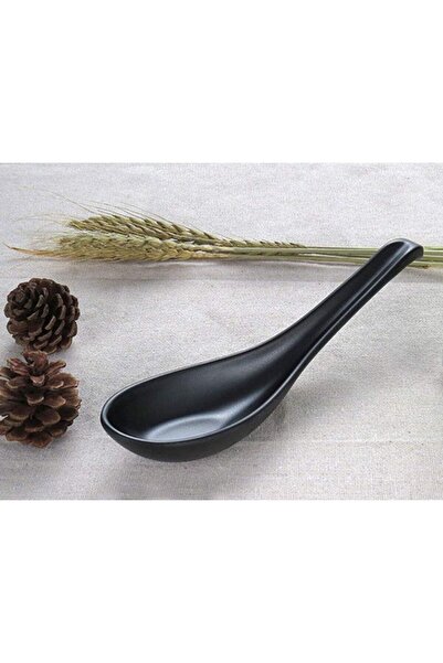 mastergold Melamine 6 Piece Chinese Soup Spoon Set | Unbreakable Soup Spoons | Ramen Soup Spoons