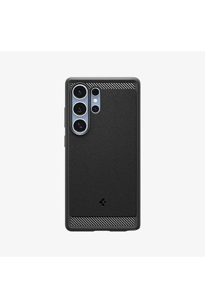 Spigen Spigen Rugged Armor MagFit for Galaxy S25 ULTRA case [MagSafe compatible] - Matte Black