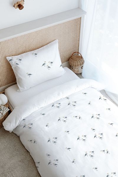 Tuğba Kuğu Bird Sailor Single Duvet Cover Set - Iconic Series (160X220)