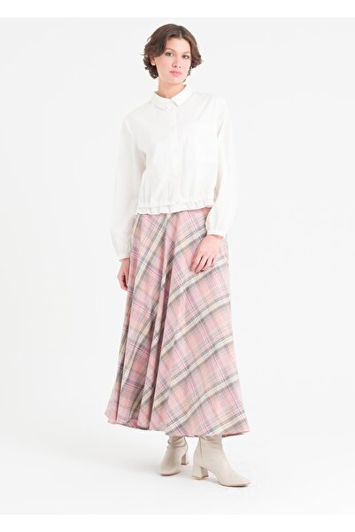 Armağan Ekoseli Kloş Etek