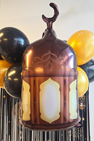 PEKSHOP Ramazan Feneri Folyo Balon Ramazan Süsleri Ramazan Balonu
