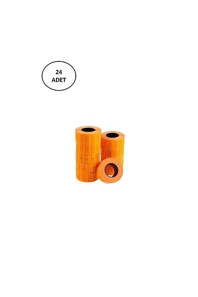 Toptan Bulurum Tanex 12x21 mm Orange Price Tag - 800 Pieces Pack of 24