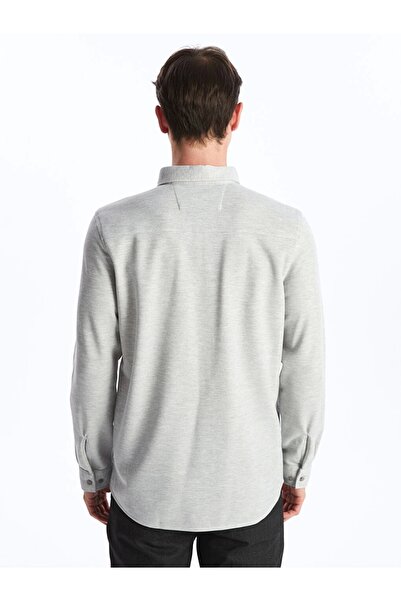 LC Waikiki Сlim Fit Довгорукавна чоловіча сорочка - W45359Z8