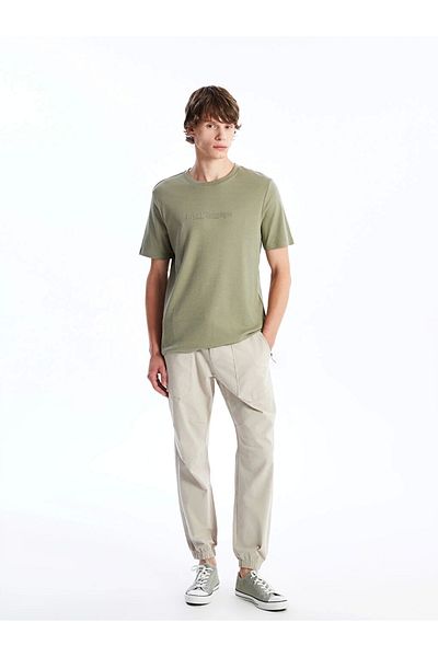 LC Waikiki Xside Beige Standard Fit Gabardine Men's Jogger Pants