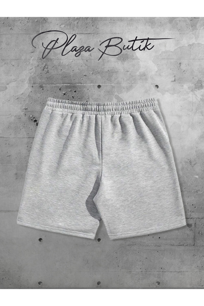 Plaza Butik Новий сезон Чоловічі сірі шорти з трикотажу