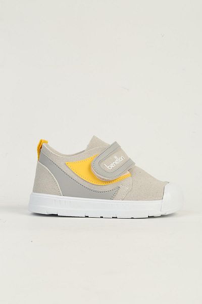 Benetton Gray Yellow Children's Sports Shoes Bn-1403
