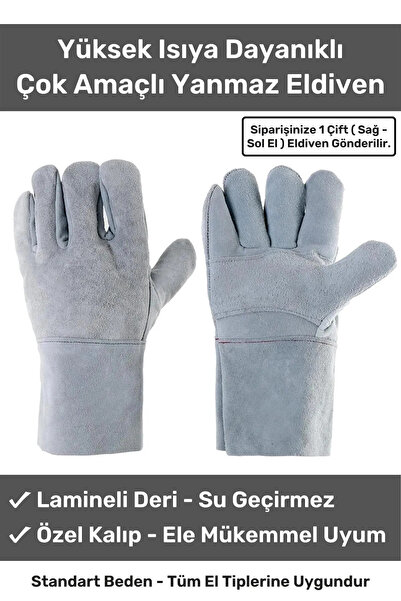 Carlburn Premium Yanmaz Yüksek Isıya Sıcaklığa Dayanıklı Kaynak Yangın Su Geç...