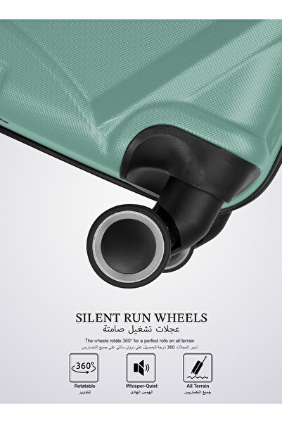 PARAJOHN MATRIX 3 Pieces Hard Side Luggage Set - Green