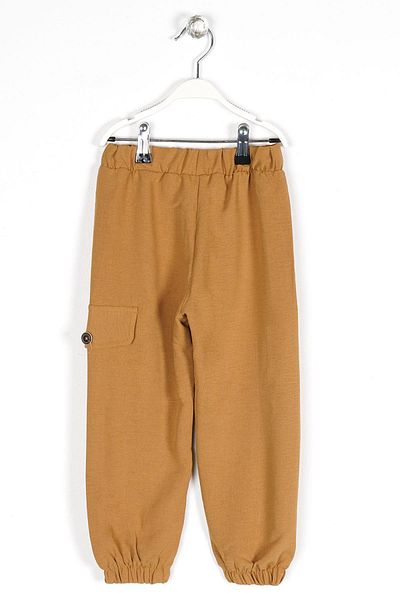 zepkids Brown Color Girl's Trousers