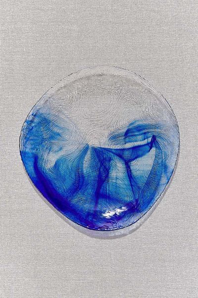 Paşabahçe 26 cm Blue Linden Batik Dinner Plate
