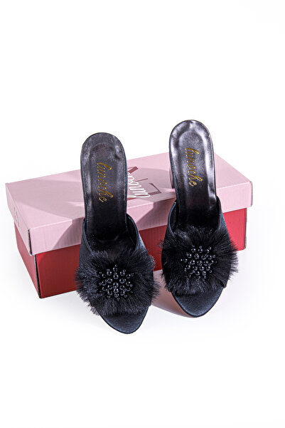 Lunoche Nightwear Пухнасті камінці Жіночі весільні капці Шикарні повсякденні домашні капці Прикрашені весільні капці для гостей нареченої