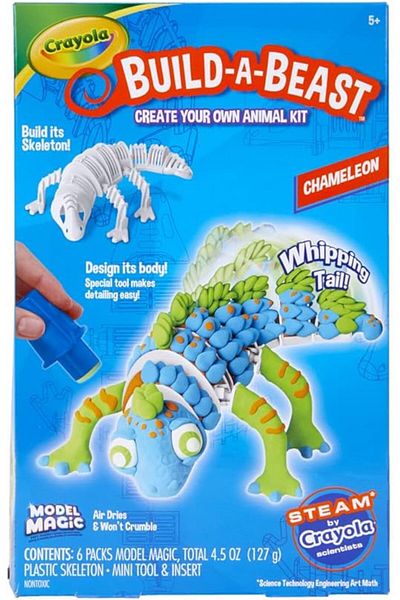 Crayola Build-A-Beast Model Magic Animal Kit - Chameleon 74-7340