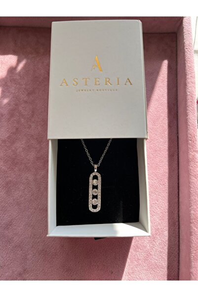 Asteria Jewelry Mess Model Ihtal Steel Necklace