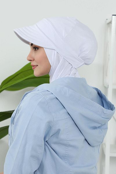 Aisha's Design Detachable Visor Bonnet,Turban,B-82