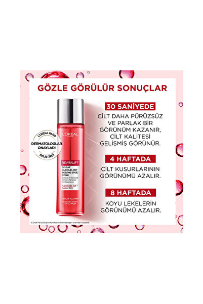 L'Oreal Paris L'oréal Paris Revitalift %5 Saf Glikolik Asit Peeling Etkili Tonik 180ml