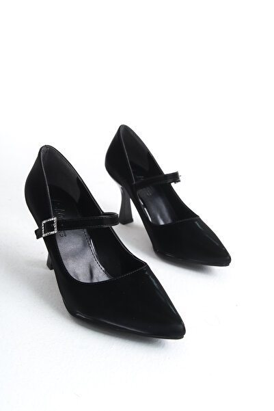 Redoxy Women's Special Silk Satin Design Single Helmet Stiletto Shoes