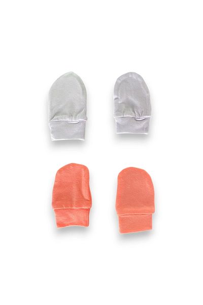 Pierre Cardin Newborn 2 Pair Gloves Set for Baby Girl