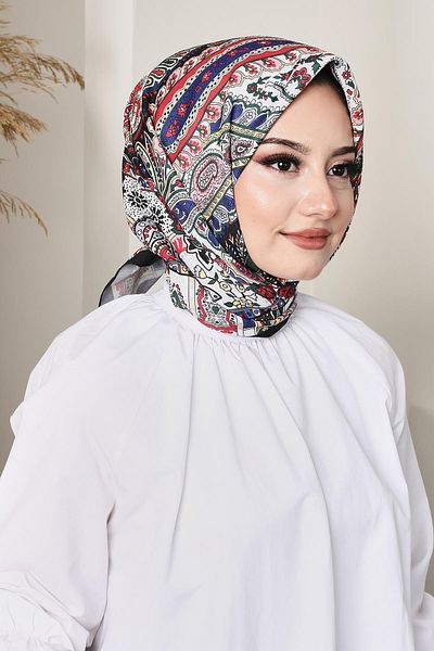 AFVENTE Indigo Soft Indian Scarf