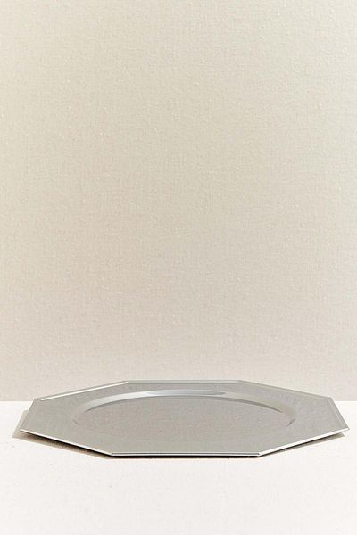 Paşabahçe Octagon Metal Plate 30 cm