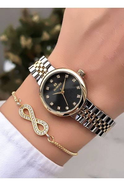 Homies Original Invoice Waterproof Women's Wrist Watch with Bracelet Gift