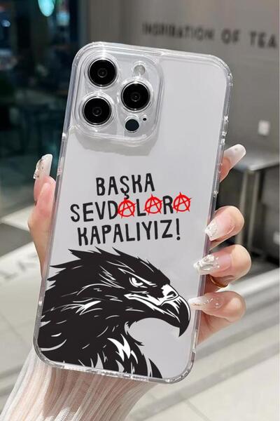 3GEN CASE iPhone 13 Pro Max Compatible Fan Patterned Transparent Silicone Case