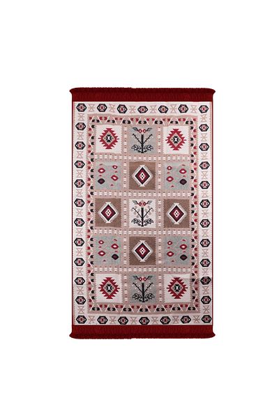 Bigghome Doppelseitiger Teppich, maschinenwaschbar, modernes Muster, 80*150 cm, Sa1619b