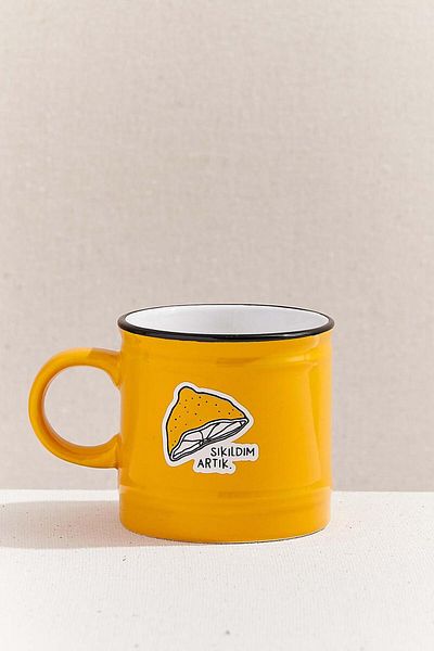 Paşabahçe Yellow Lemon Mug - Feel Things