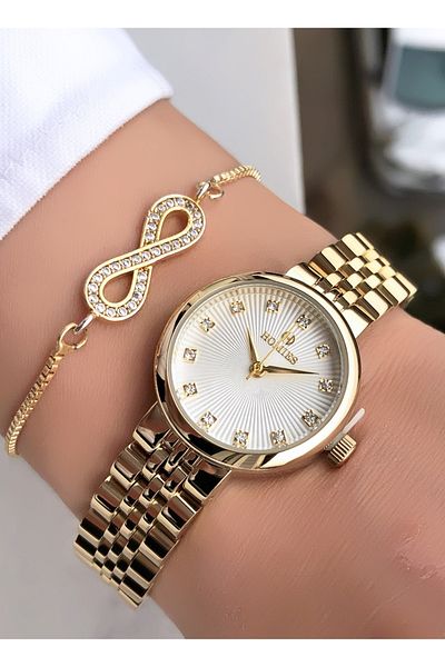 Homies Original Invoice Waterproof Women's Wrist Watch with Bracelet Gift