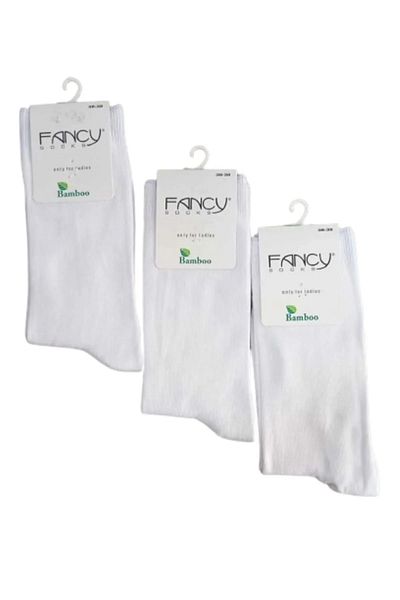 hefox 3 Pairs Women's Bamboo Seamless Comfortable Elastic Classic Premium Socks