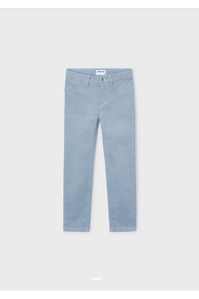 MAYORAL Girl's Silvery Velvet Trousers 4548