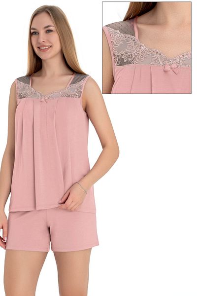Cotpark Women's Viscose Combed Fabric Shorts Suit 17312