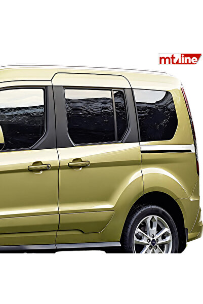 Sürgü Çıtası 2 Parça Ford Connect Panel Van/Lav 2014 ve Üzeri Uyumlu Krom Paslanmaz Çelik
