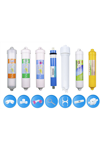 Arvepa Su Arıtma Cihazı Membranlı İnline 6'lı Filtre Set ve Yenileme Kiti
