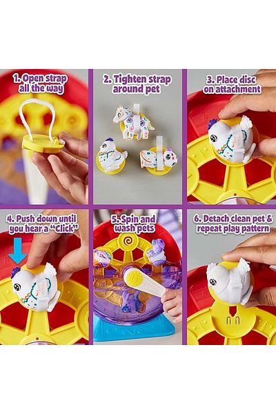 Crayola Scribble Scrubbies Pets Sping & Wash Carnival Playset CY74-7456
