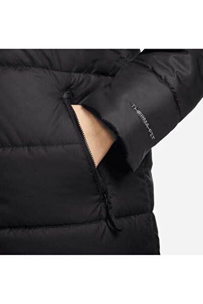Nike therma fit kadın mont siyah şişme mont termal mont