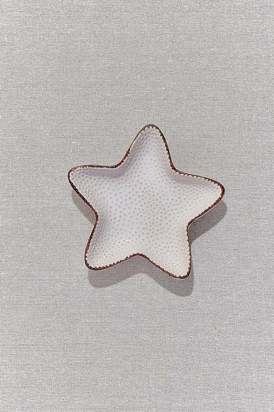 Paşabahçe Ceramic Plate Starfish - L Cream