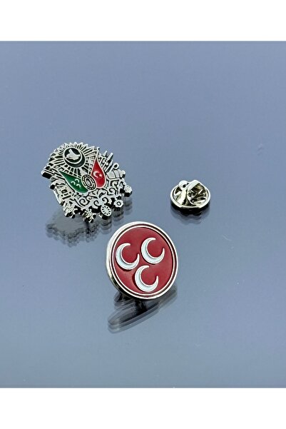 Kuyumcudan MHP Rozet - Osmanlı Sancak Rozeti Hediyeli