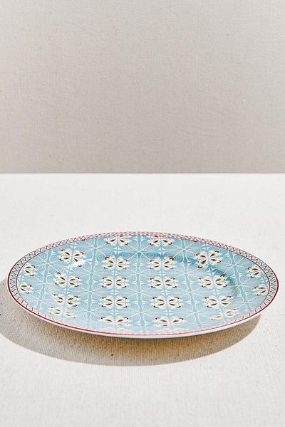 Paşabahçe Blue Hereke Porcelain Cake Plate