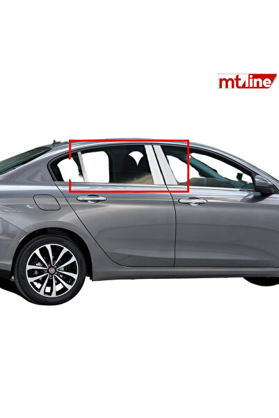 Mt Line Accessories Direk Nikelajı 6 Parça Fiat Egea SB/HB/SW 2015 ve Üzeri U...