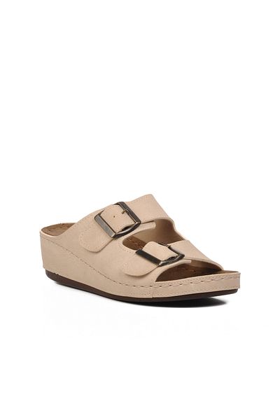 AYAKMOD Beige Women's Slippers