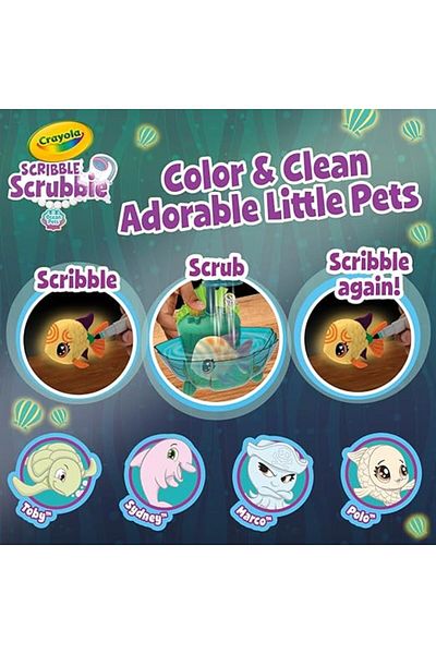Crayola : Scribble Scrubbies Glow Lagoon CY74-7507