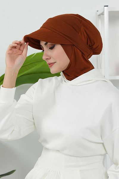 Aisha's Design Detachable Visor Bonnet,Turban,B-82