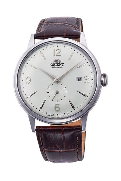 Orient Bambino Ra-Ap0002S30B Automatic Leather Brown White Dial 41 mm Men's Wrist Watch