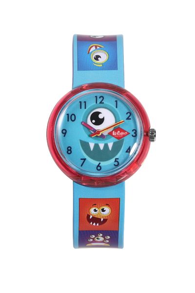 Lee Cooper Unisex PC21S Movement Watch, Multi Function Display and Silicone Strap - LC.K.4.899, Blue