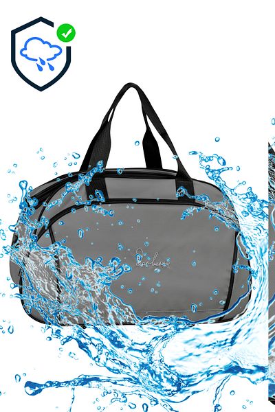 barberri Modern Fabric Fully Lined Foam Hand and Shoulder Portable Travel and Sports Bag
