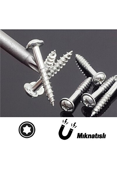 Badem10 Mıknatıslı Torx T30 Bits Uç 75 mm 10'lu Set Kutulu Manyetik 1/4" Matkap Ucu Tork 7.5 cm Uzunluk