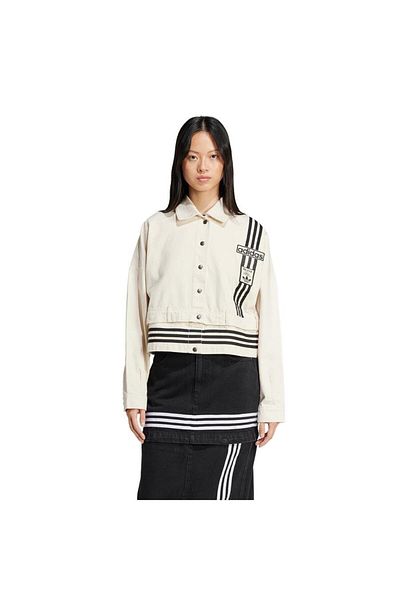 adidas Women's Multicolor Jacket Denim Track Top Jd5617