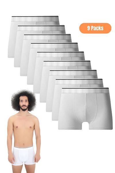 andredimoda Ανδρικό Σετ Μπόξερ Lycra 9 τεμαχίων